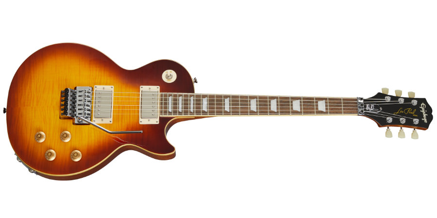 Mer information om "Epiphone releases exclusive Alex Lifeson "Epiphone Les Paul Standard Axcess""