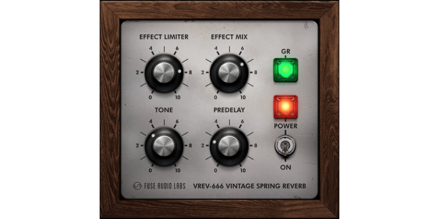 Mer information om "Fuse Audio Labs presents VREV-666 as plugin freebie based on rare Sixties-vintage spring reverb "