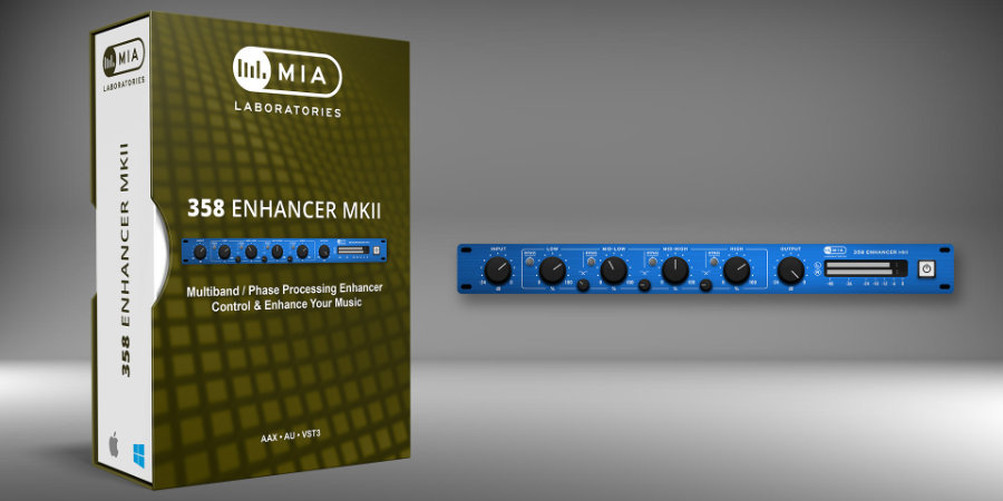 Mer information om "MIA Laboratories announce the 358 Enhancer MKII plug-in"