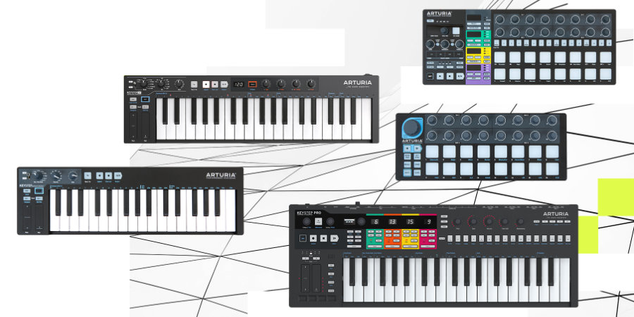 Mer information om "Arturia goes dark mode with limited-run black editions for entire Step range"