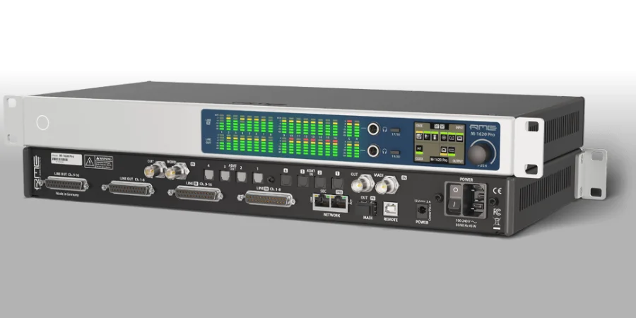 Mer information om "RME unveils the M-1620 Pro (Milan®) and M-1620 Pro D (Dante®) converters"