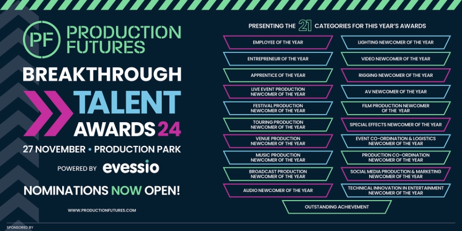 Mer information om "Production Futures Launches Breakthrough Talent Awards 2024"