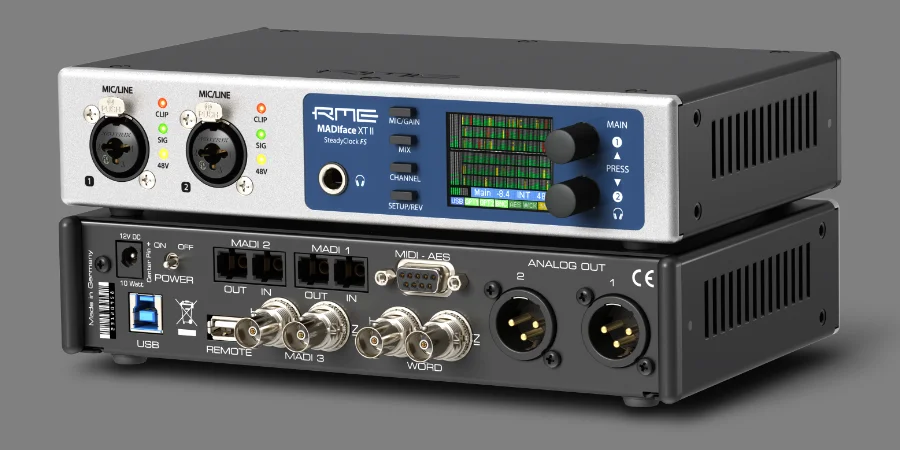 Mer information om "RME presents MADIface XT II: 394-channel Triple MADI USB 3.0 Audio Interface"