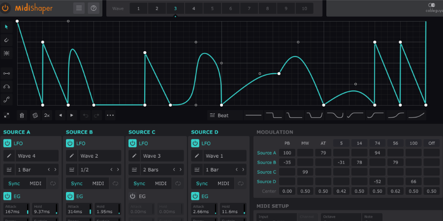 Mer information om "Cableguys MidiShaper 1.6 är ute nu"