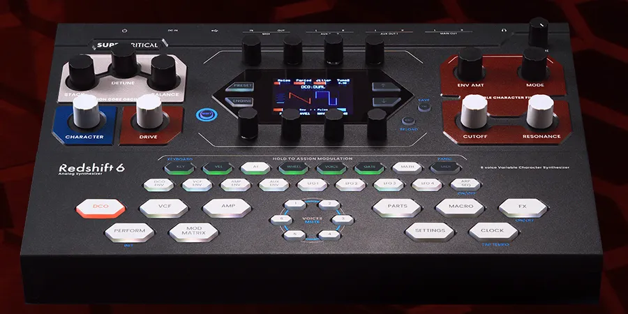 Mer information om "Supercritical lanserar analogsynten Redshift 6"